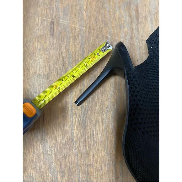 Cuccoo Everyday Collection Peep Toe Slingback Stiletto Heeled Pumps Black, Sz 9 - Picture 3 of 6